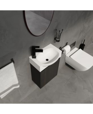 Streamdale 16" Compact Bathroom Vanity Space-Saving Solution for Small Spaces