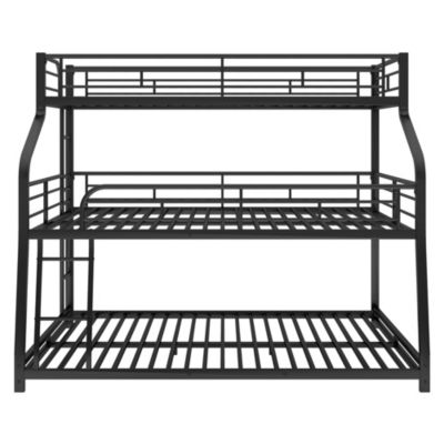 Streamdale Triple Bunk Bed with Ladder and Guardrails