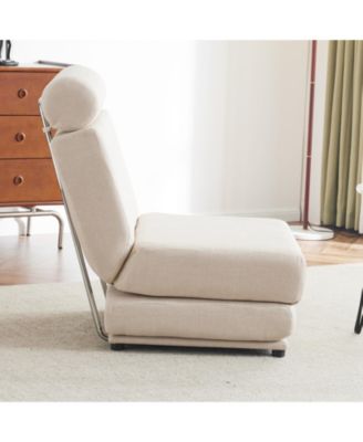  Foldable Sofa Bed with Pillow, Portable, Breathable Linen