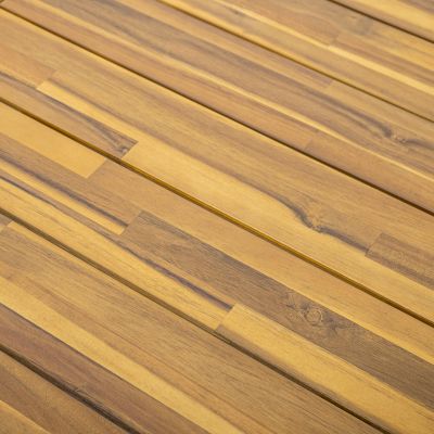 Streamdale Modern Acacia Dining Table, Seats 5