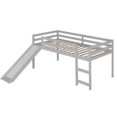 Streamdale Loft Bed With Slide, Multifunctional Design, Twin