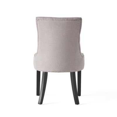 Set of 2 Tufted Velvet Dining Chairs w/ Diamond Stitching
