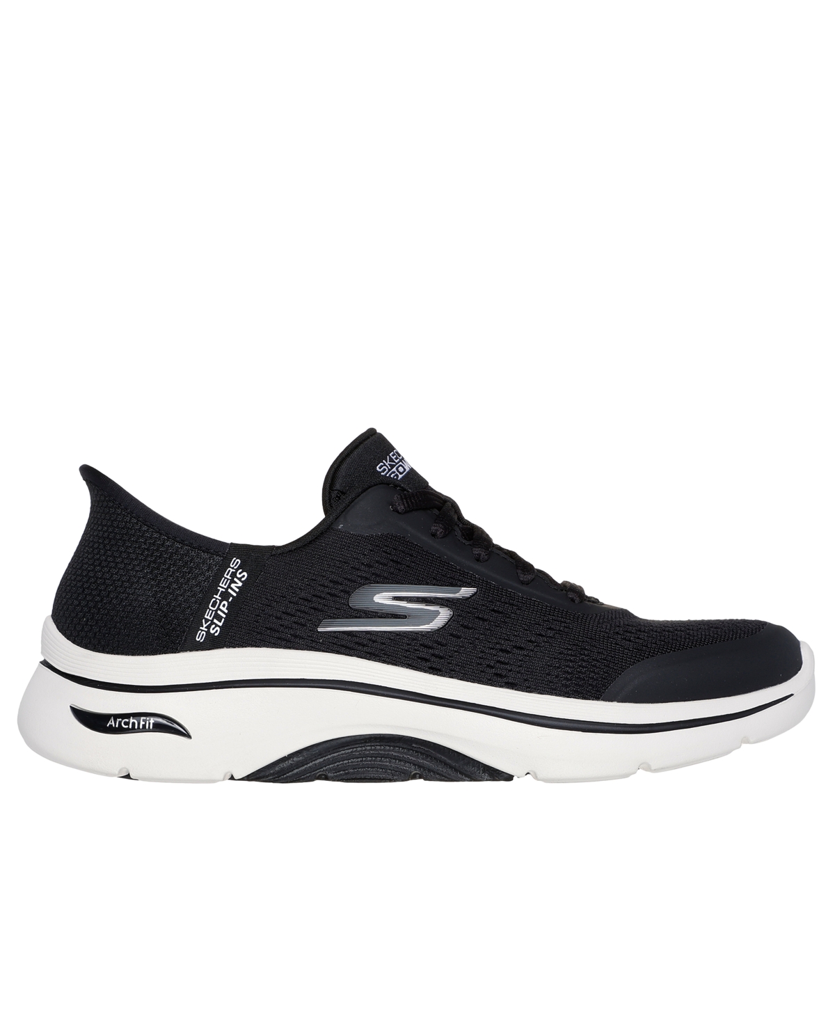 Skechers Women's Slip-ins: Go Walk Arch Fit 2.0 Walking Sneakers From Finish Line In Black,white