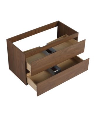 Streamdale 36" Wood Grain Wall-Mounted Bathroom Vanity Cabinet