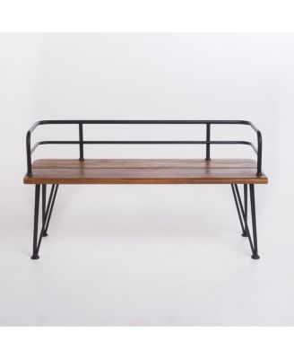 Acacia Wood Bench Rustic Charm Meets Modern Style