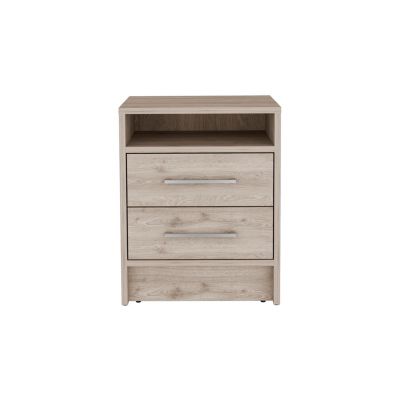 Eter Nightstand, Superior Top, Two Drawers