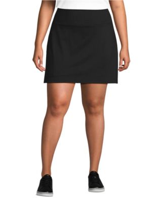 Plus Size Active High Impact High Rise Flat Front Skorts