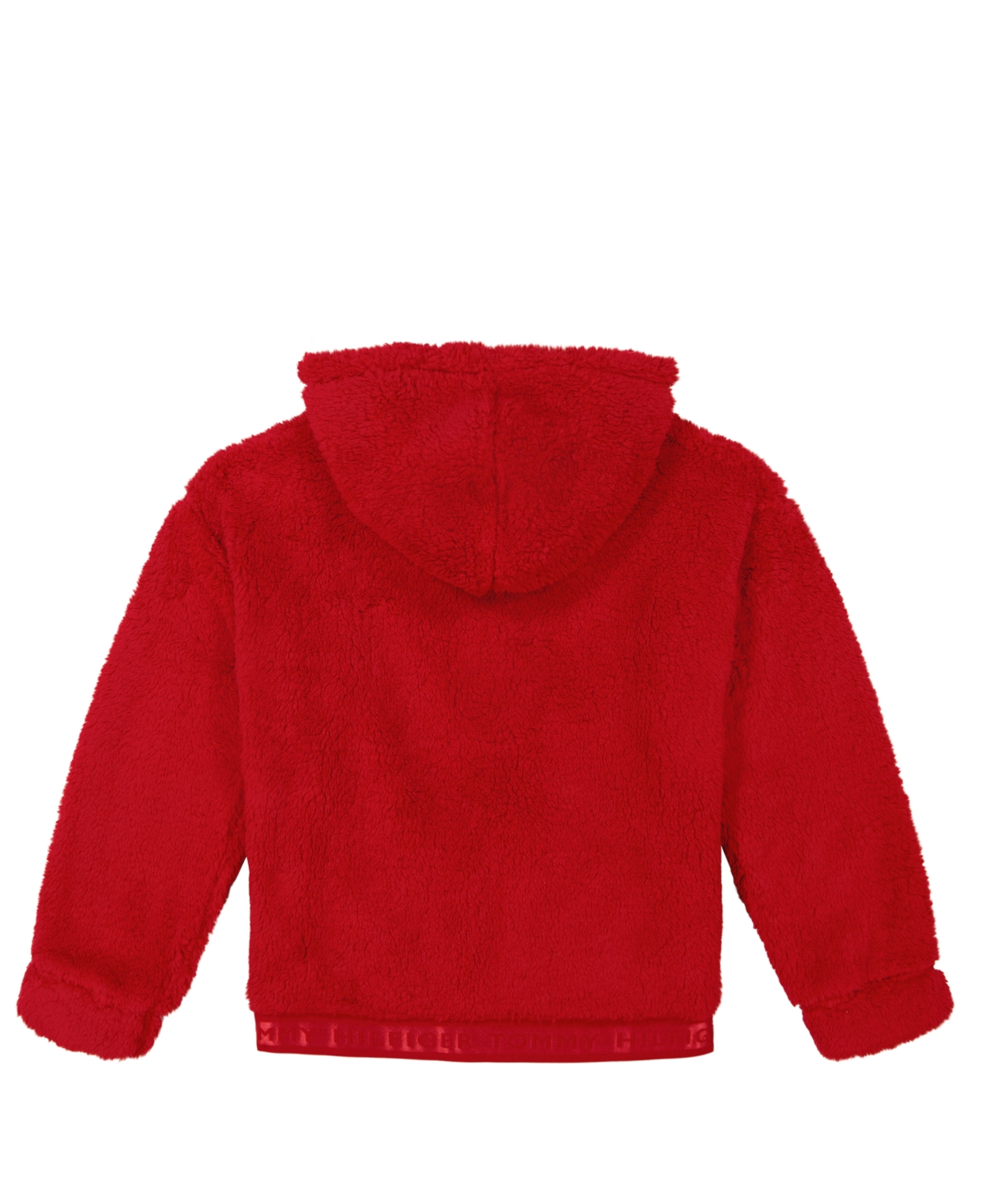 Tommy Hilfiger Baby Girl Minky Zip Front Hoodie