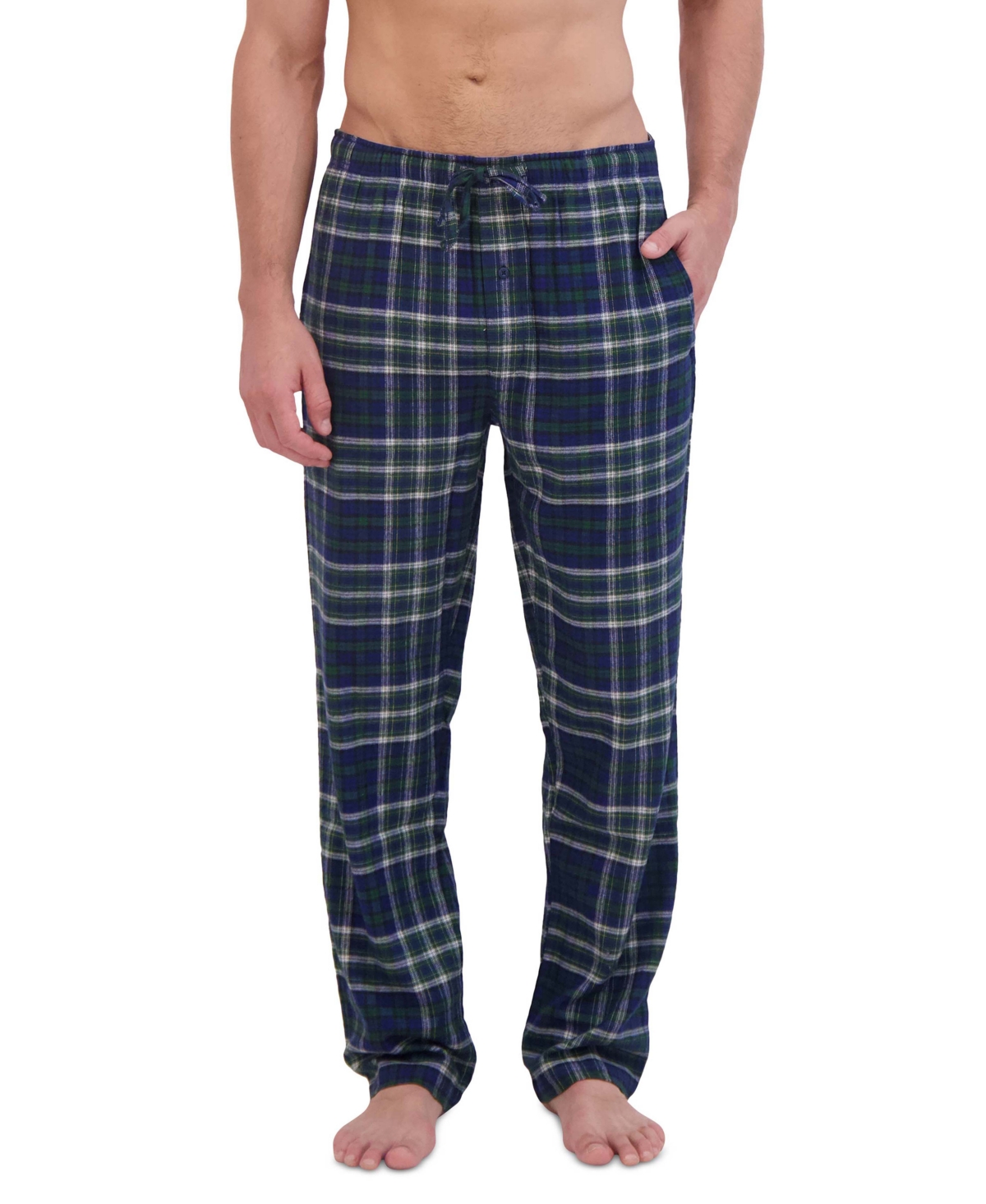 Men's Ultimate Ultra Soft Plaid Flannel Pajama Pants - Red Green