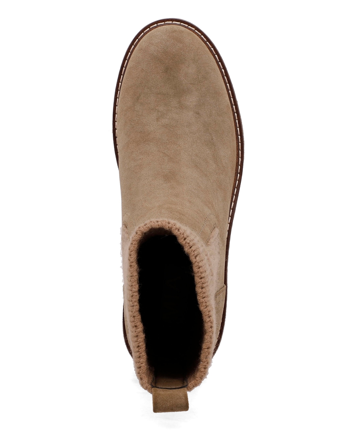 Mia Women's Kara Knit Cuff Lug Sole Chelsea Booties