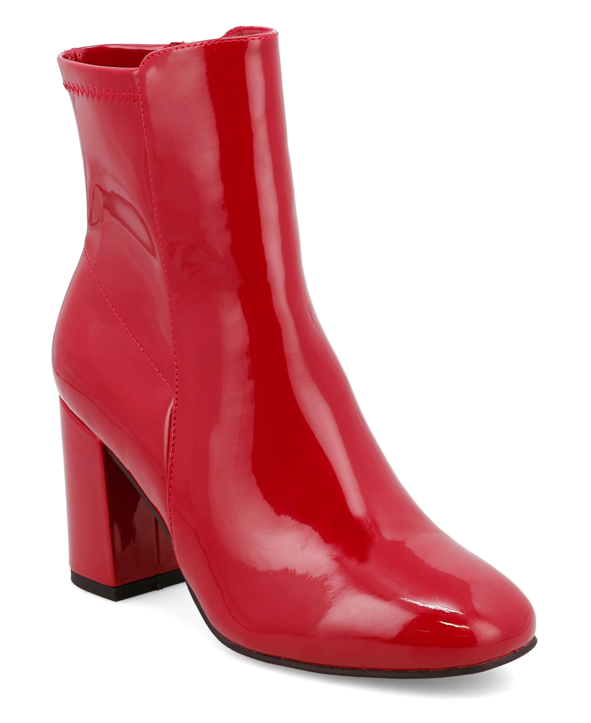 Women's Kymi Block Heel Boots - Red