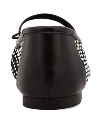 Women's Unica Mary-Jane Rhinestone Mesh Flats
