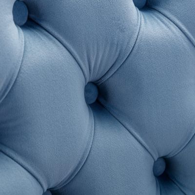 Velvet Bar Stools Set of 2 with Chromed Metal Base Legs