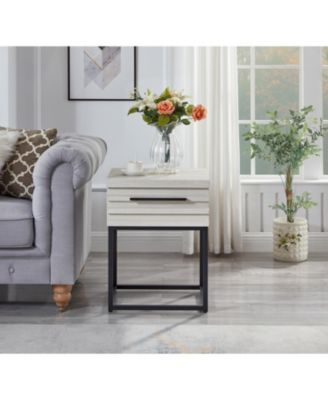Celestial Contemporary Storage End table