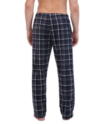 Hanes Mens Ultra Soft Plaid Brushed Fleece Pajama Pants 2590₽