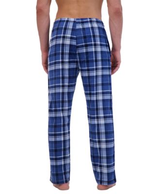 Hanes Mens Ultra Soft Plaid Brushed Fleece Pajama Pants 2590₽