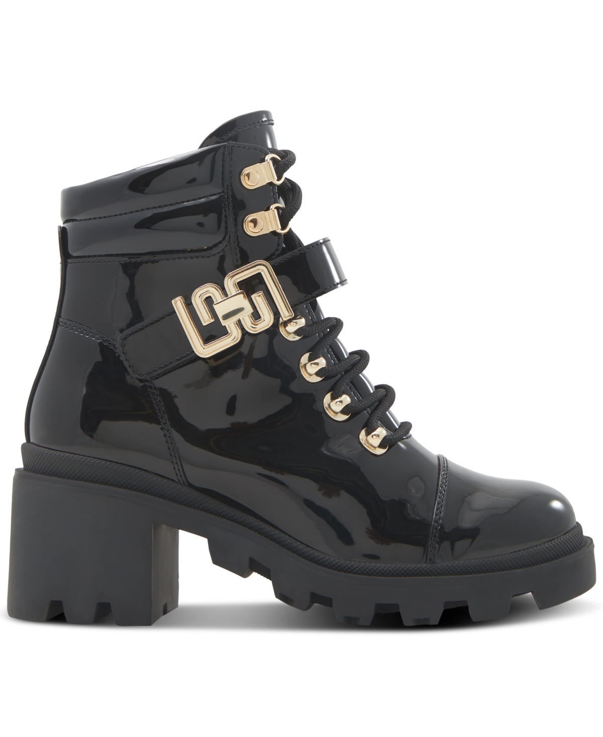 Aldo Women's Mariette Lace-Up Buckle Ankle Booties