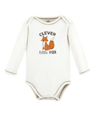 Natural Cotton Long-Sleeve Bodysuits