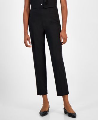 Anne Klein - Women's High Rise Straight-Leg Pants