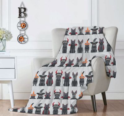 Halloween Spooky Pets Ultra Soft & Plush Oversized Accent Throw Blanket - 50 in. W x 70 in. L