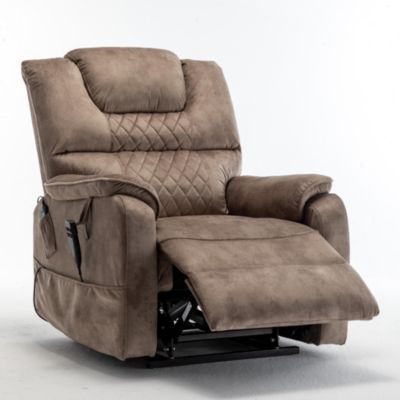 User-Friendly Electric Recliner Easy Assembly, Side Pockets