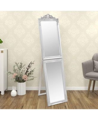 Free-Standing Mirror Silver 15.7"x63"