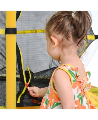 Streamdale 55" Yellow Trampoline with Safety Net