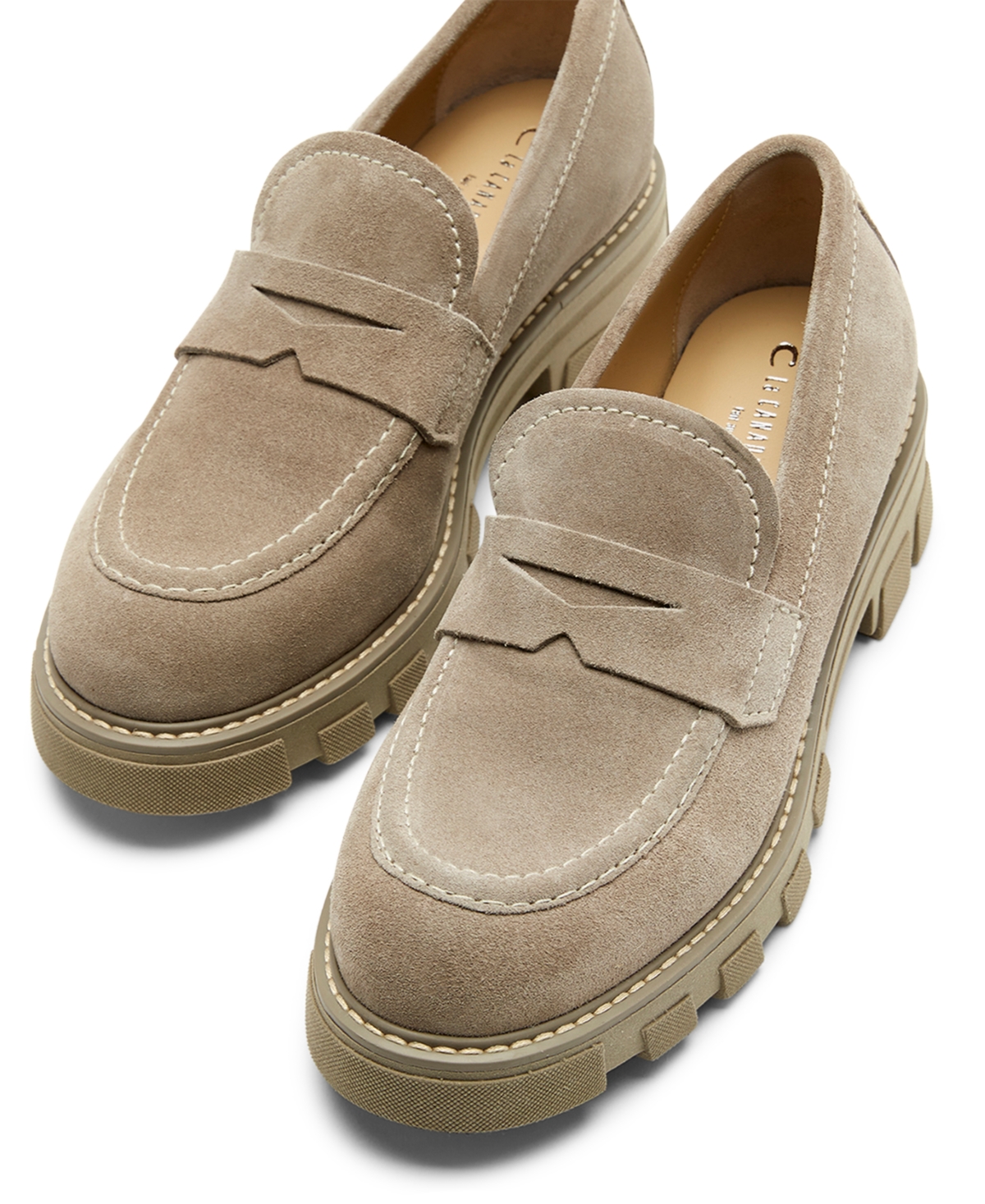 La Canadienne Women's Hill Lug-Sole Penny Loafers