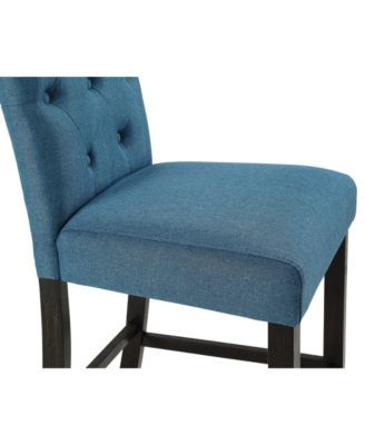 Solid Wood Tufted Asons Counter Height Stool, Set of 2