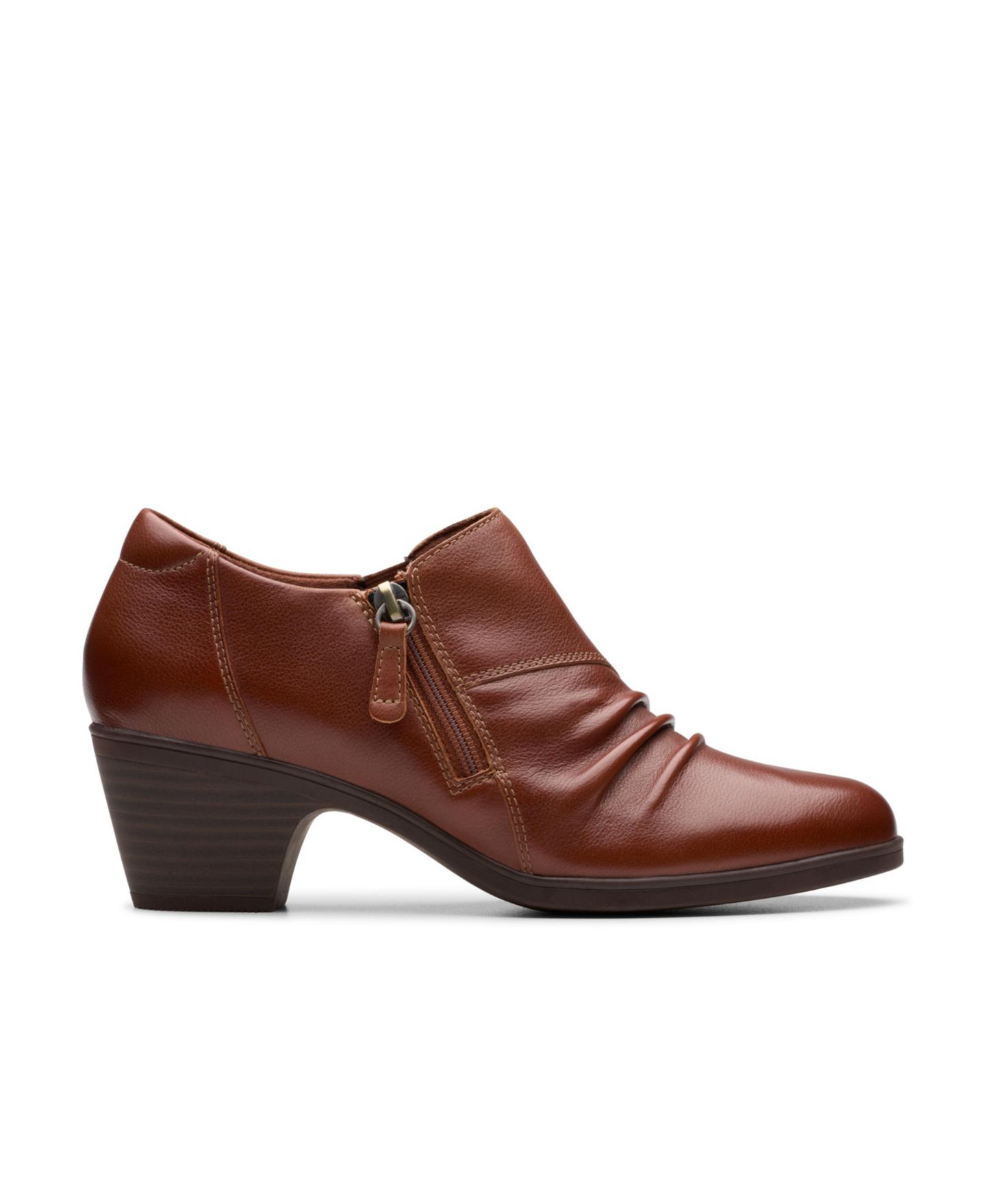 Женские ботинки Clarks Collection Emily 2 Braley, цвет: Чёрный кожаный — фото 8