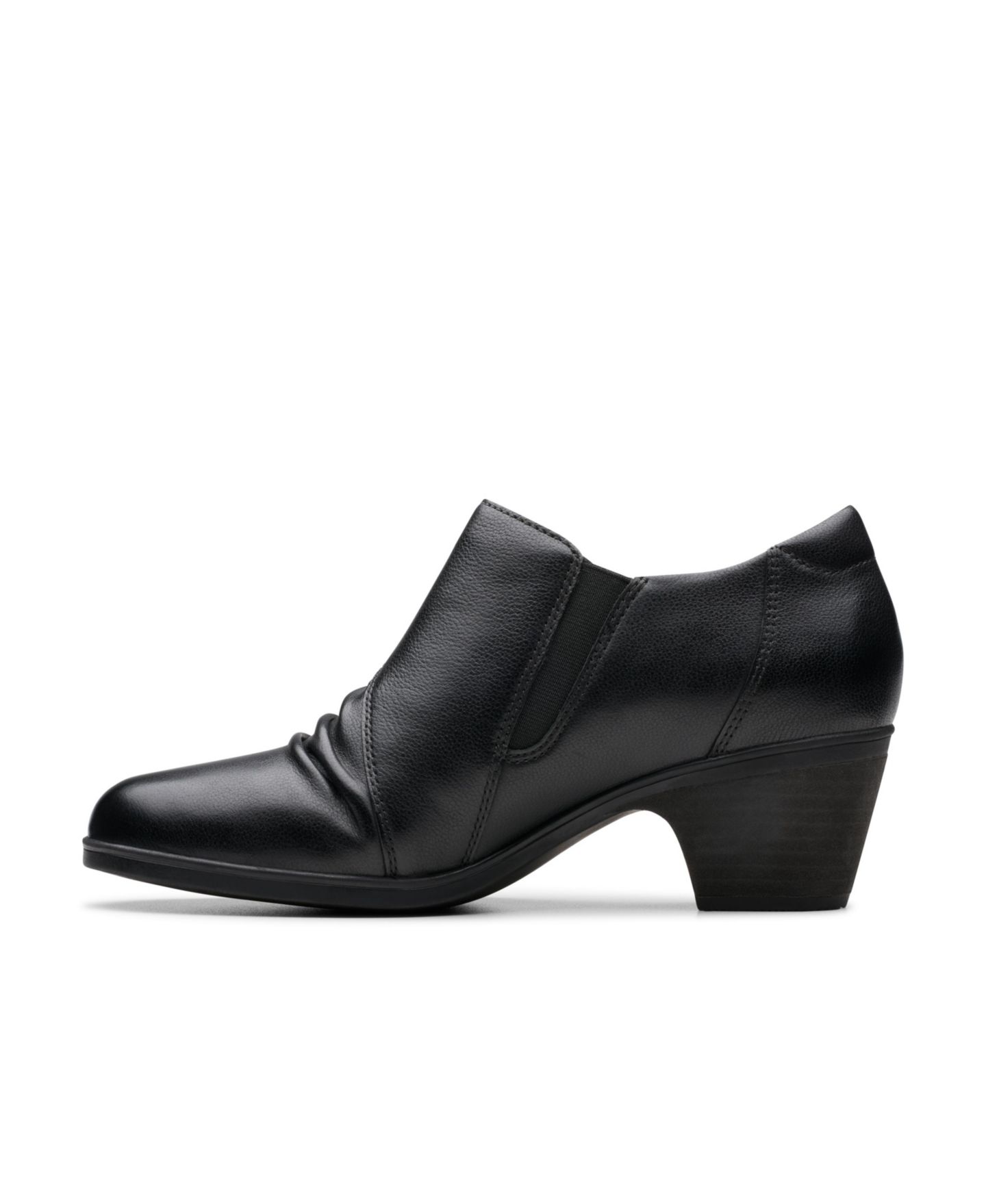 Женские ботинки Clarks Collection Emily 2 Braley, цвет: Чёрный кожаный — фото 3