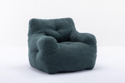 Soft Tufted Foam Bean Bag Chair With Teddy