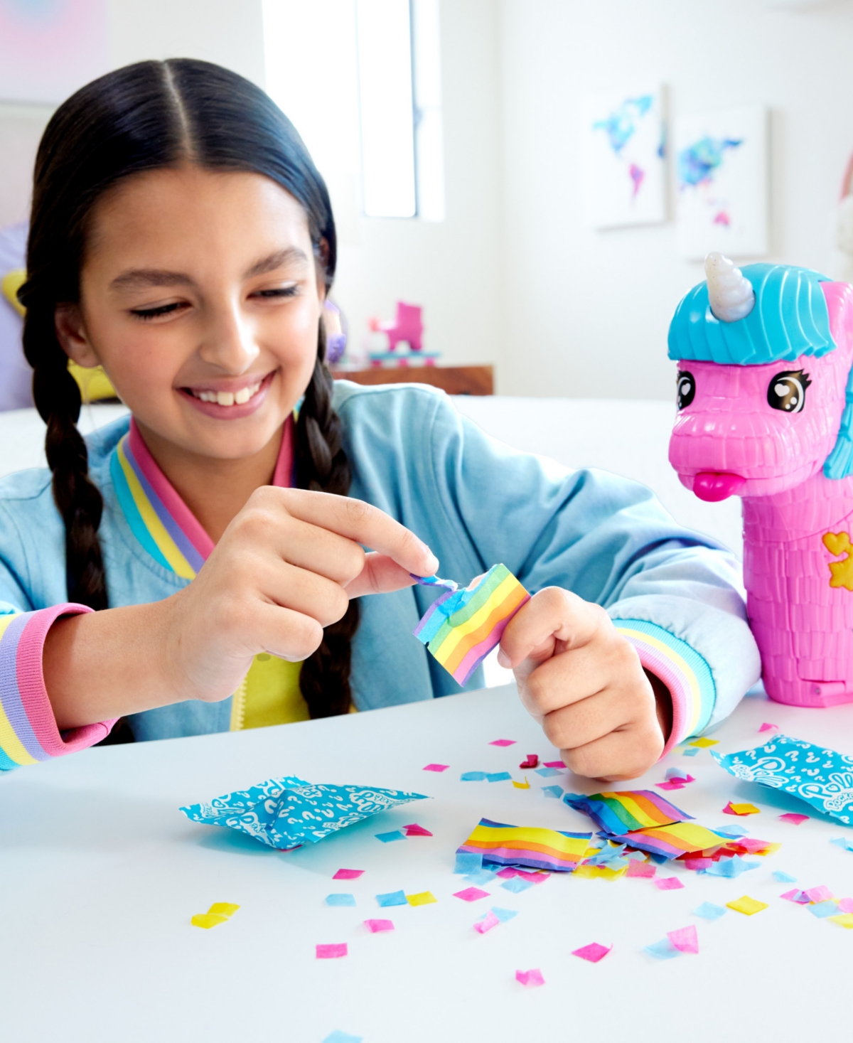 Polly Pocket Unicorn Partyland Playset With 2 Micro Dolls In Multi-color