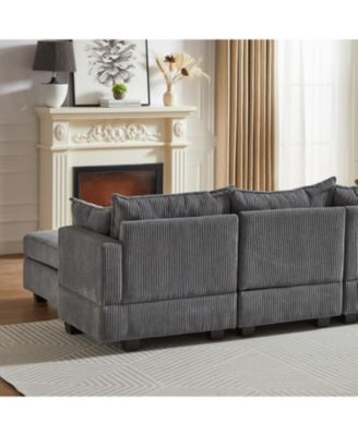 Flexible Modular Sectional Sofa with Storage