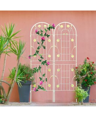 Rustproof Metal Garden Trellis for Climbing Plants