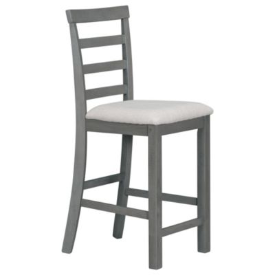 Streamdale 5-Piece Rubberwood Dining Set with Padded Chairs