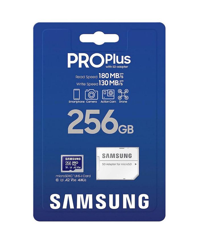 Samsung 256GB Pro Plus and Adapter MicroSDXC Memory Card - Macy's