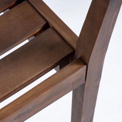 Streamdale Christopher Knight Home 2-Piece Acacia Wood Outdoor Dining Chairs