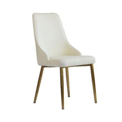 Streamdale Spongefilled dining chair, wood/metal legs(Set of 2