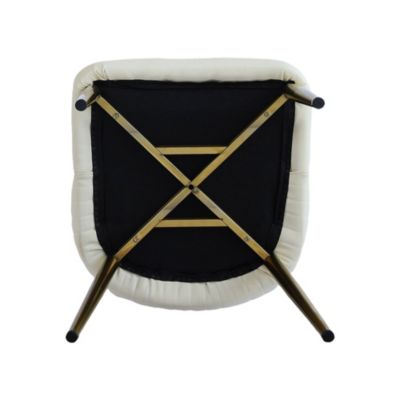 Streamdale Spongefilled dining chair, wood/metal legs(Set of 2