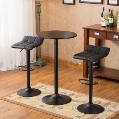 Belham Metal Bar Set with 2 Swivel Stools