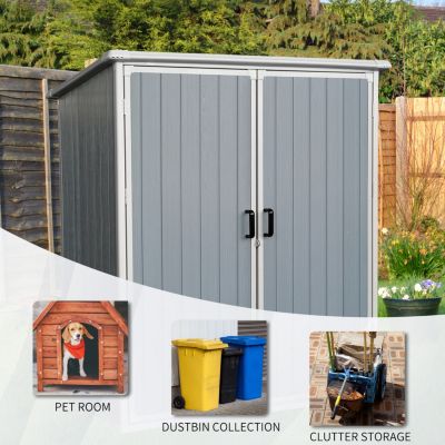 Durable, Spacious and Secure Outdoor Storage Shed with Lockable Doors