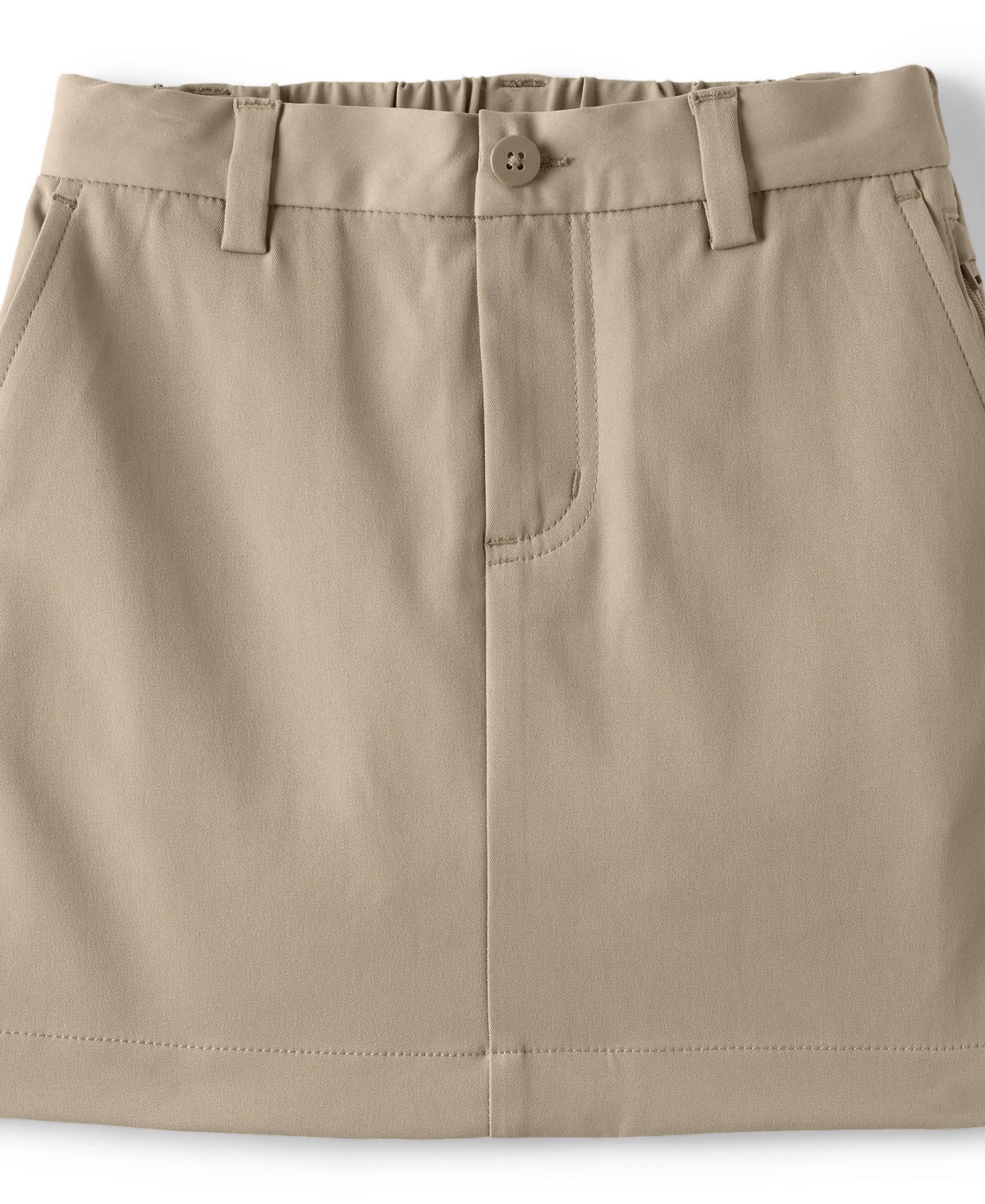 Lands' End Little Girls Active Performance Chino Skort Top of the Knee