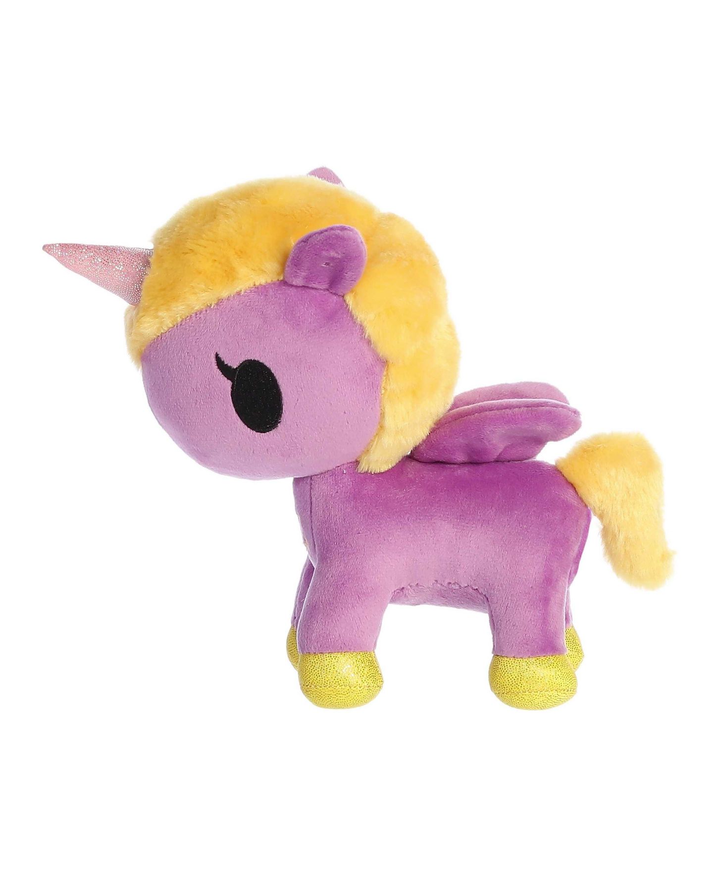 Детская мягкая игрушка Aurora Small Flower Power Orchid Unicorno tokidoki Enchanting Plush Toy 7.5" — фото 5