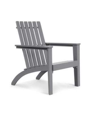 Outdoor Patio Acacia Wood Adirondack Lounge Armchair