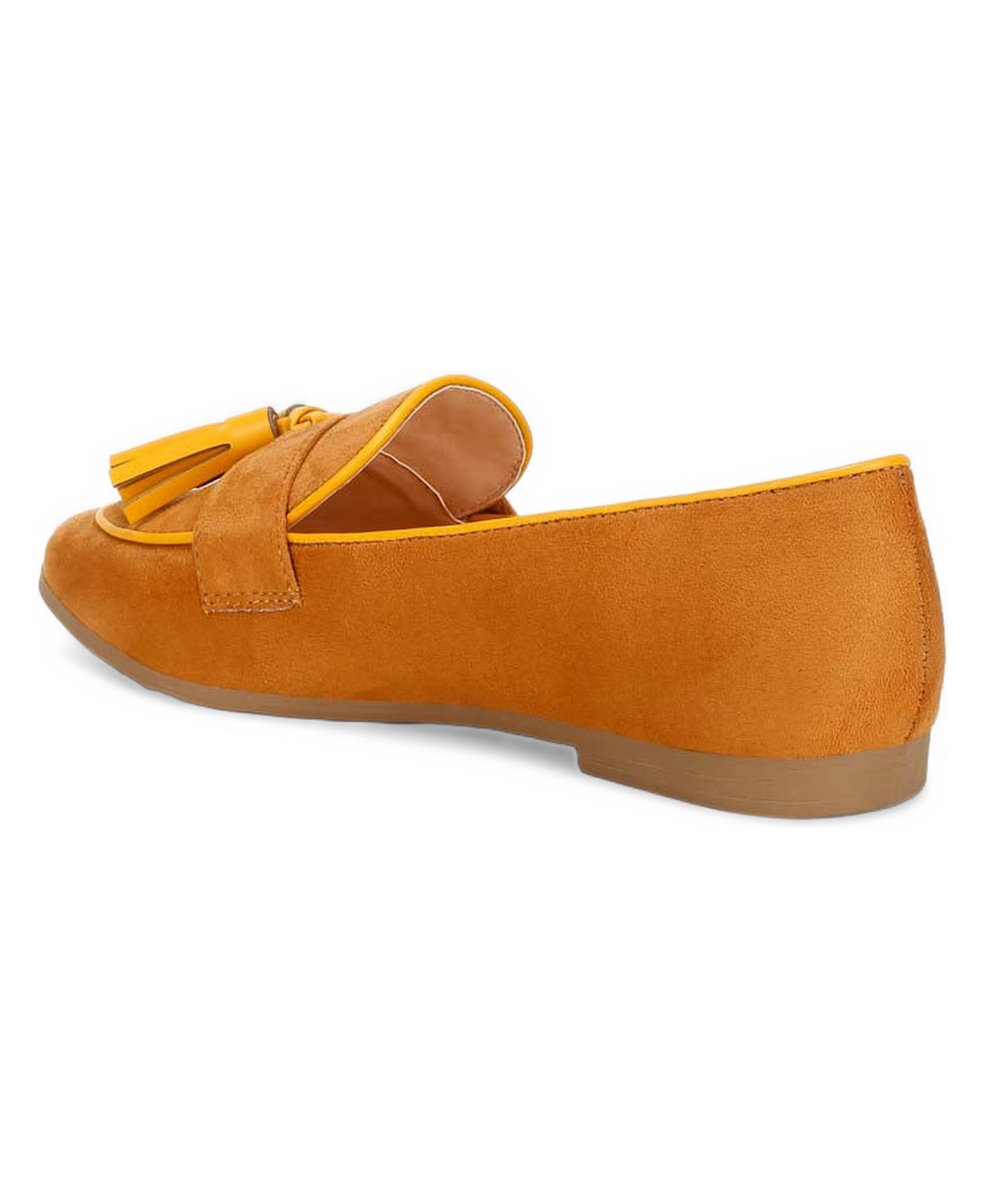 Женские туфли Rag & Co Folklore Micro Suede Tassel s, цвет: Бежевый / Хаки — фото 3