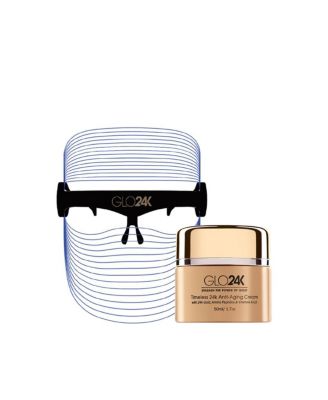 7 Color LED Beauty Mask + 24k Timeless Anti-Aging Cream.