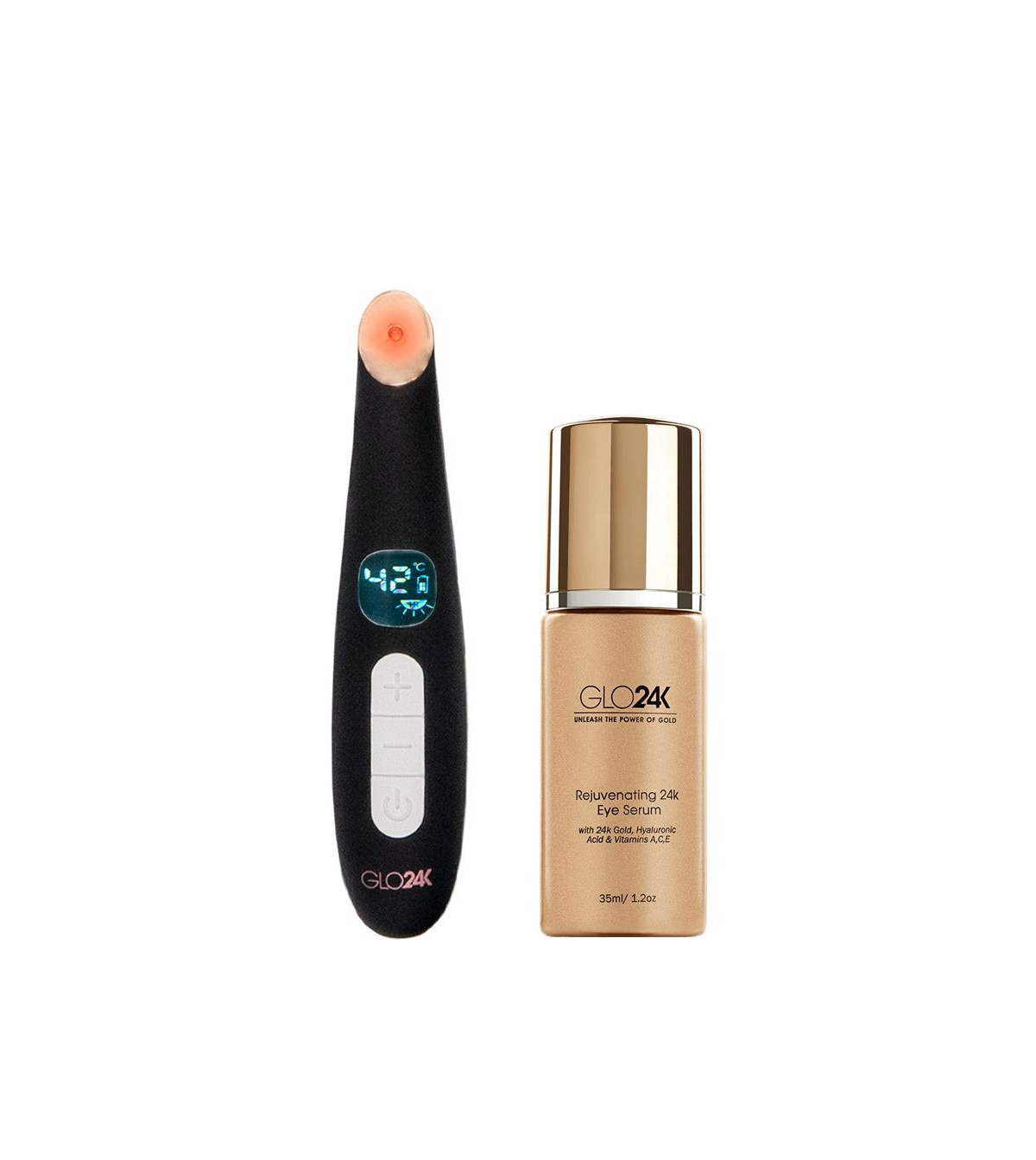 Triple Action Eye Care Therapy Wand + 24K Eye Serum