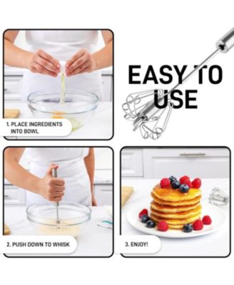 Stainless Steel Egg Beater Whisk Mixer