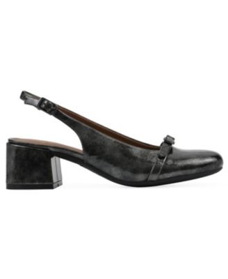 Women's Later Slingback Block Heel Pumps